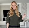 Coraline pulóver khaki – Finom kötött női pulóver – Innova Fashion – 2. kép